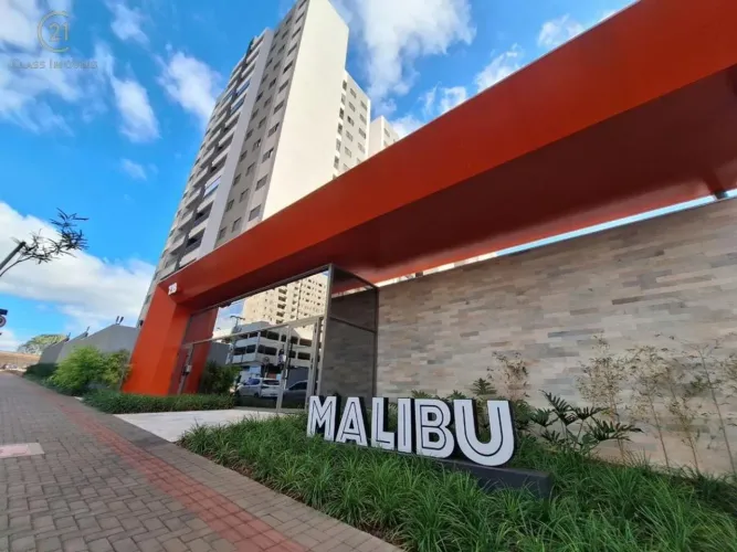 Apartamento para alugar em Londrina, Aurora, com 2 quartos, com 52 m², Edifício Malibu