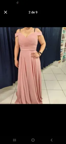 Vestido madrinha rose
