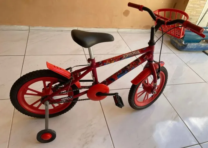Bicicleta Spider-Man, Aro 16, infantil