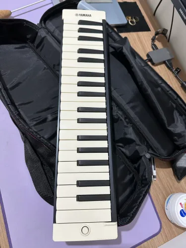 Escaleta Yamaha Pianica P-37e Com Estojo 37 Teclas Cor P-37ebk preto