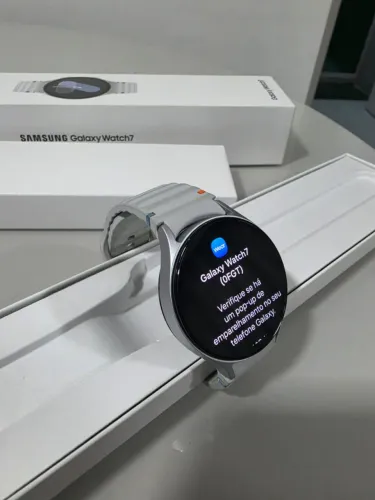 Samsung Galaxy Watch7 44mm Prata - Completo, Nota Fiscal, Excelente Estado