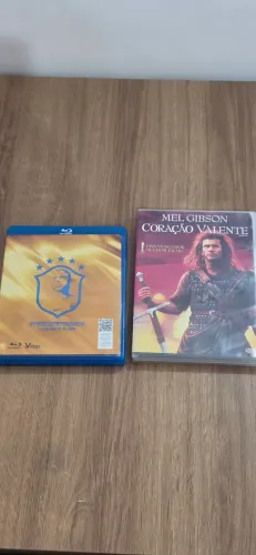 Kit Blu-ray Pra Sempre Fenômeno (Ronaldo) + DVD Coração Valente (Mel Gibson)