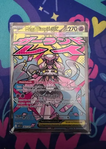 Carta Mega Diancie Ex Herois Excelsos Pokemon TCG