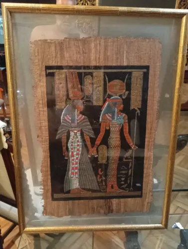 Conjunto de 3 Quadros fig.egpcias.