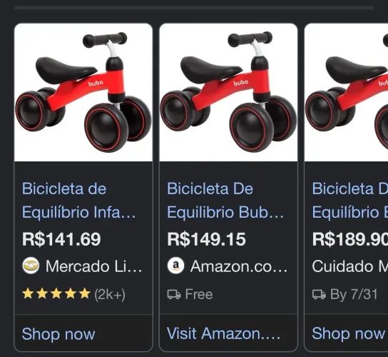 Bicicleta de equilíbrio BUBA
