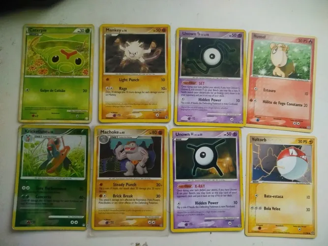Lote de cartas pokémon - diversas coleções 