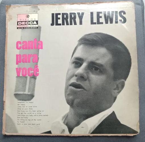 Disco vinil Jerry Lewis " canta para você"