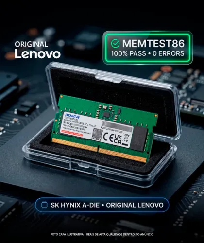 Memória RAM 8GB DDR5 5600MHz SK Hynix A-Die (MemTest86 100% PASS) | Notebook