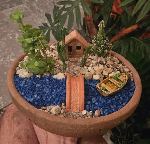 Decoração mini mundo, casa nordestina.