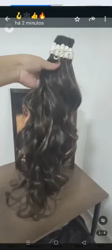 Cabelo 100% humano