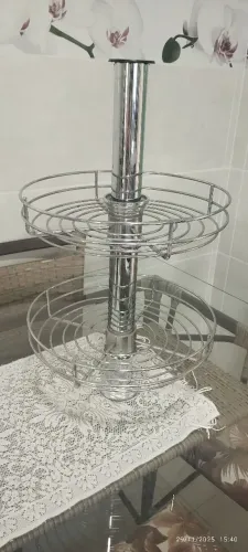 Fruteira inox para armário