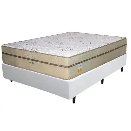 Base com Colchão Toronto Ecotec Casal Molas Ensacadas 62x188x138 / entrega rápida 