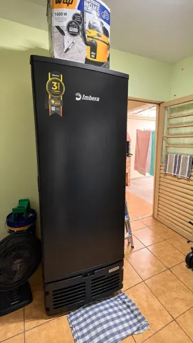 Freezer Vertical Imbera EVZ21 560 Litros 1 Porta Preto 127V