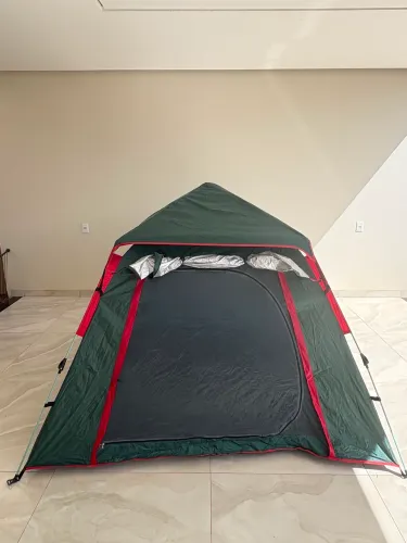 Barraca Camping 4 pessoas Automatica UPF50+ Impermeavel 1500mm 215*215*145cm Joyfox