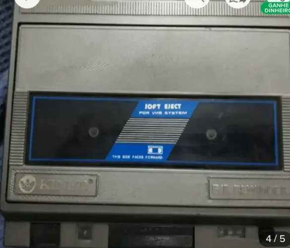Rebobinador De Fita Vhs Kinyo - Raro - Made In Taiwan