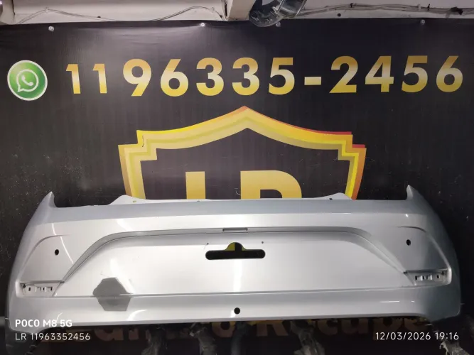 Parachoque Traseiro Volkswagen UP Cross TSi 2018 2019 2020 2021 2022 Original