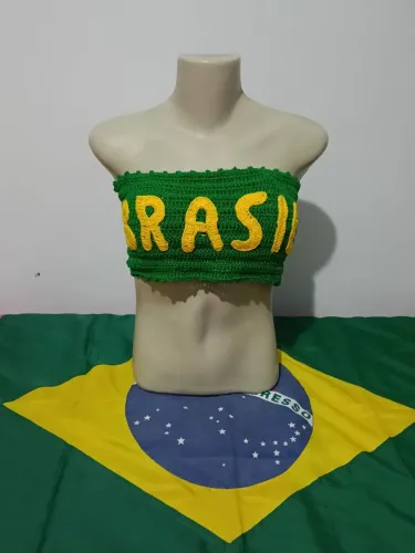 Cropped de Crochê 