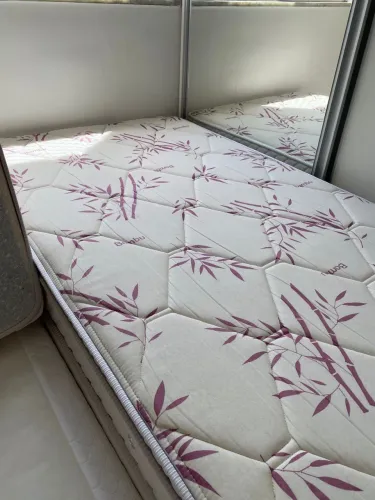 Cama box de solteiro completa