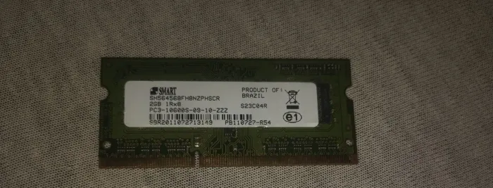 Memória RAM DDR3 para Notebook 2GB(MOÓCA)