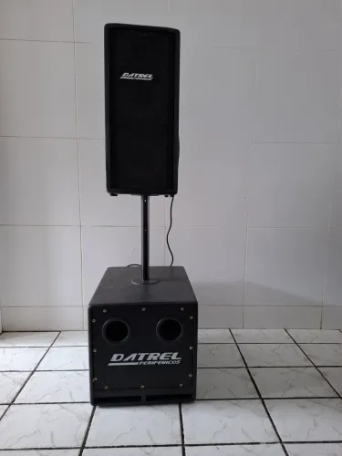 Vendo Caixa de som mais subwoofer DATREL para igreja ou tocar em barsinho.