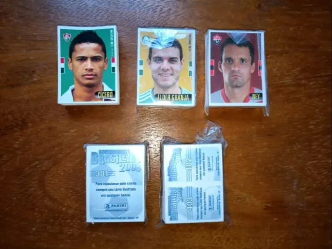 Todas as 589 figurinhas do Álbum Campeonato Brasileiro 2008 