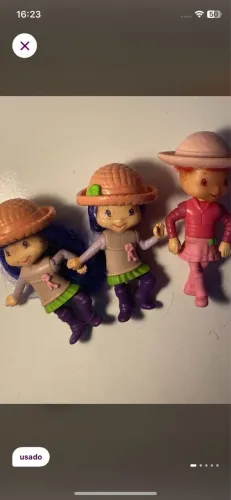 Bonecas moranguinho 9cm