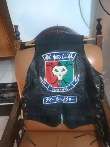 Colete pra Motoqueiro em Couro
