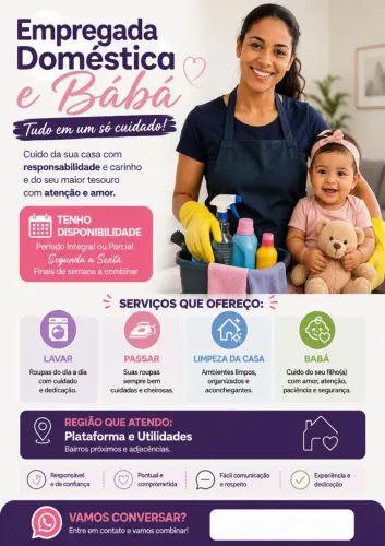 Doméstica e babá