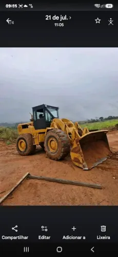 Pá Carregadeira Caterpillar 966c