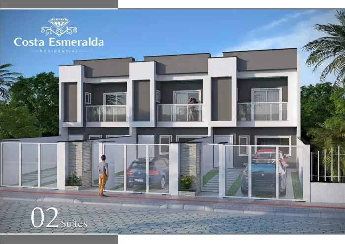 SOBRADO EM ITAPEMA, LANÇAMENTO COM 02 SUITES, 02 VAGAS, 78M FINANCIÁVEIS!!! Morretes