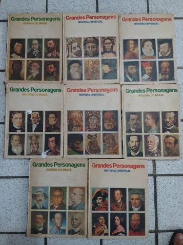 Livros Grandes Personagens História Universal e do Brasil
