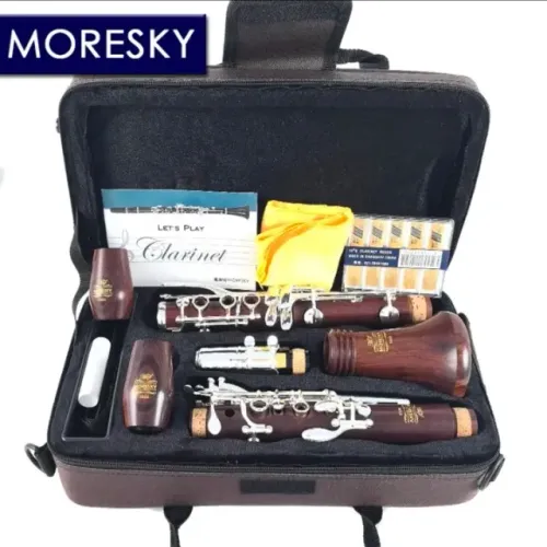 Clarinete Moresky M66 Rosewood Bb 17 chaves Prata