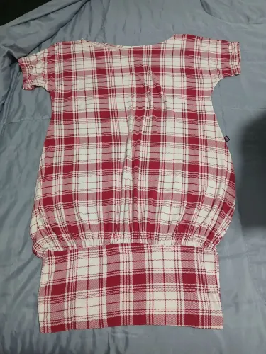Vestido xadrez curto