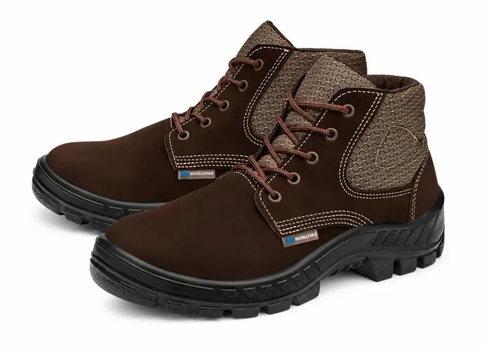 Bota Nobuck Botina De Segurança Coturno Marluvas Ca 45611