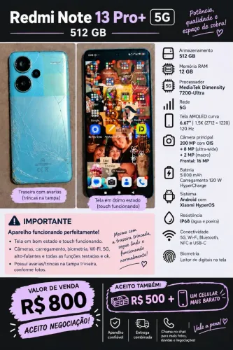 Redmi Note 13pro Pro Plus 5g