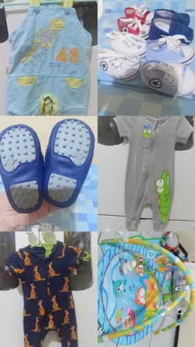 Lote de bebê 1 a 5meses menino