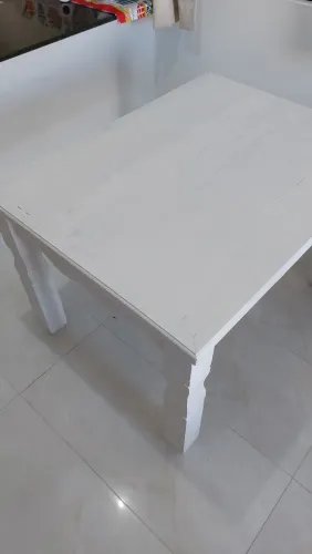 Mesa de Jantar em Madeira Branca