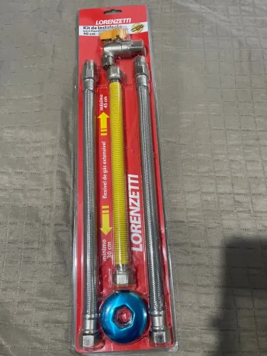 Kit instalação aquecer água e gás