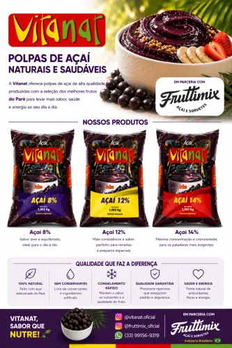 Polpa de Açaí Preço de Fábrica Atacado e Varejo