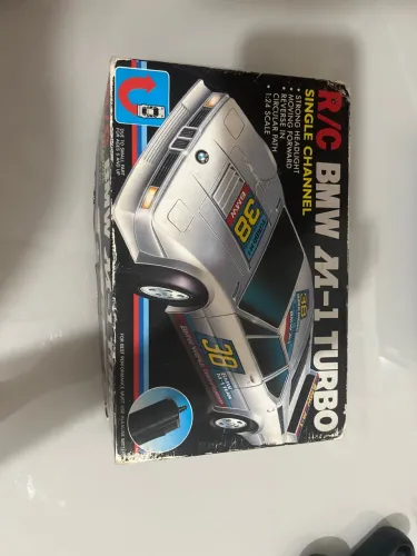 Carrinho R/C BMW M-1 Turbo Vintage - Anos 80/90 - Na Caixa Original (Raro)