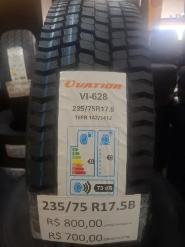 PNEU 235/75 R17.5 BORRACHUDO R$ 699,99 NO DINHEIRO OU PIX 