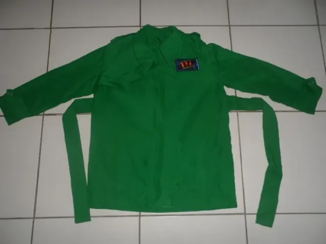Fantasia Uniforme verde Detetives do Prédio Azul DPA tamanho infantil