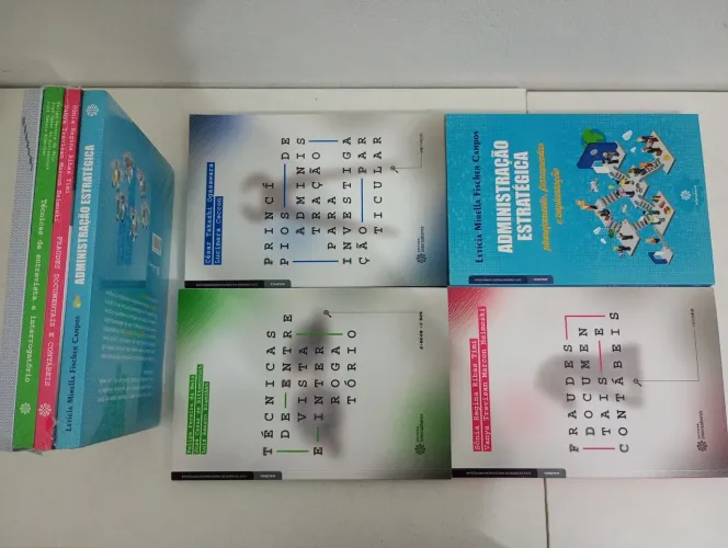 [lacrado] kit 4 livros investigação profissional (intersaberes) 