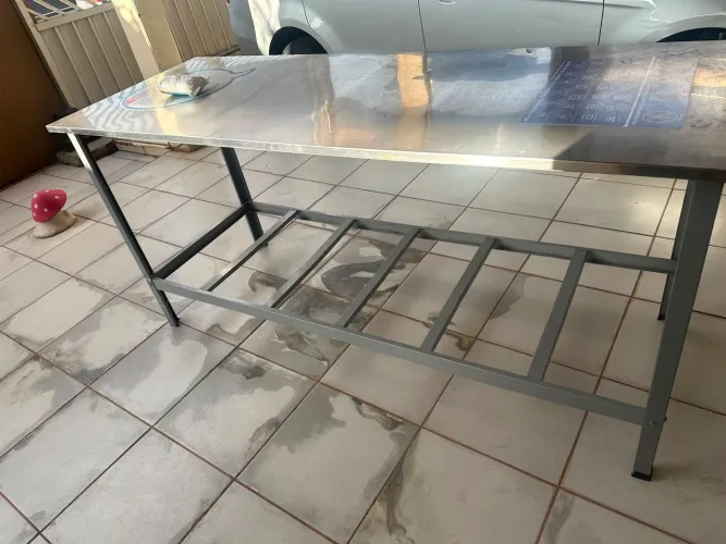 Mesa de separação inox