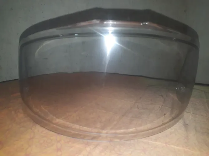 Viseira Helt New Race Glass Cristal Polivisor.