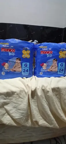 Fraldas G novas e lacradas - Turma da Mônica Baby