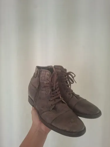 Bota Social Ricardo Almeida - Couro Marrom - Masculina
