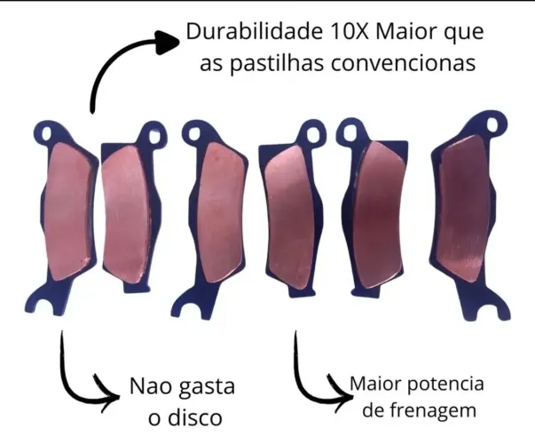 Kit Pastilha de Freio de Cobre Can am