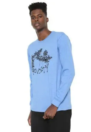 Camiseta Rusty Bones Azul Tam M Nova e Original 100,00 reais 