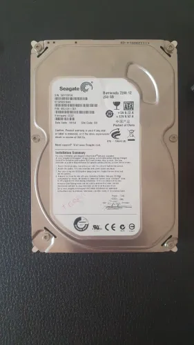 Hd Interno Sata Seagate 250gb Barracuda 7.2k 3.5 St3250318as